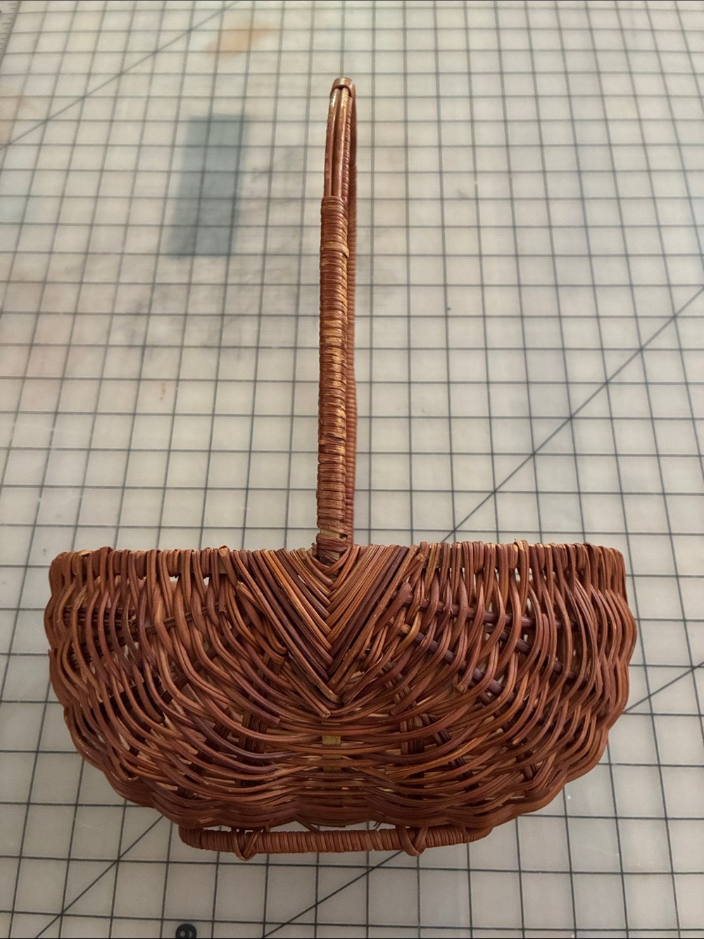Small basket  in Brown - vintage Style